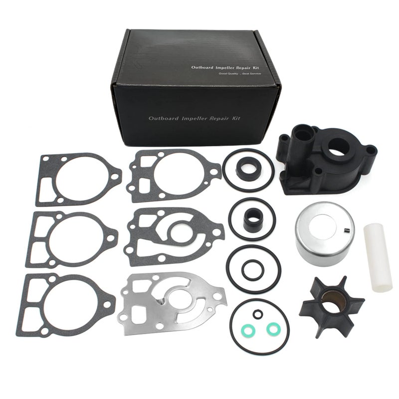 UanofCn 96148Q8 Water Pump Impeller Kit for Mercury Marine Outboard V6 75-225 HP and MerCruiser Alpha One Stern Drives 46-96148A8 Sierra 18-3517 18-3316 - Image 2